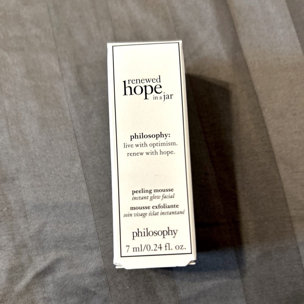 Philosophy Renewed Hope in Jar Peeling Mousse Instant Glow Facial 0.24 oz